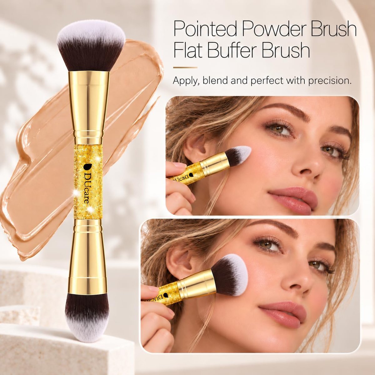 DUcare Duo™ | 4-in-1 Precision Makeup Brush Set