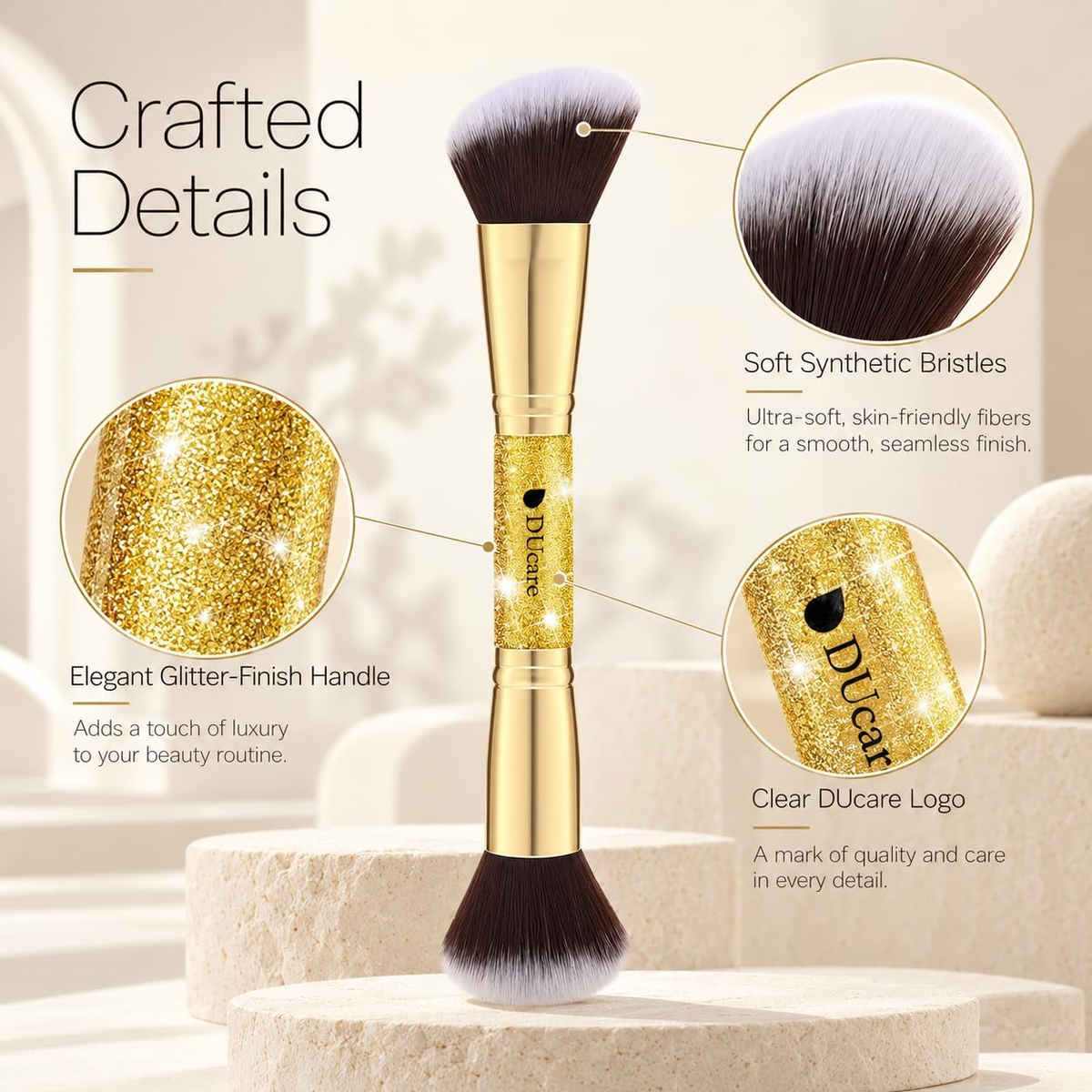 DUcare Duo™ | 4-in-1 Precision Makeup Brush Set